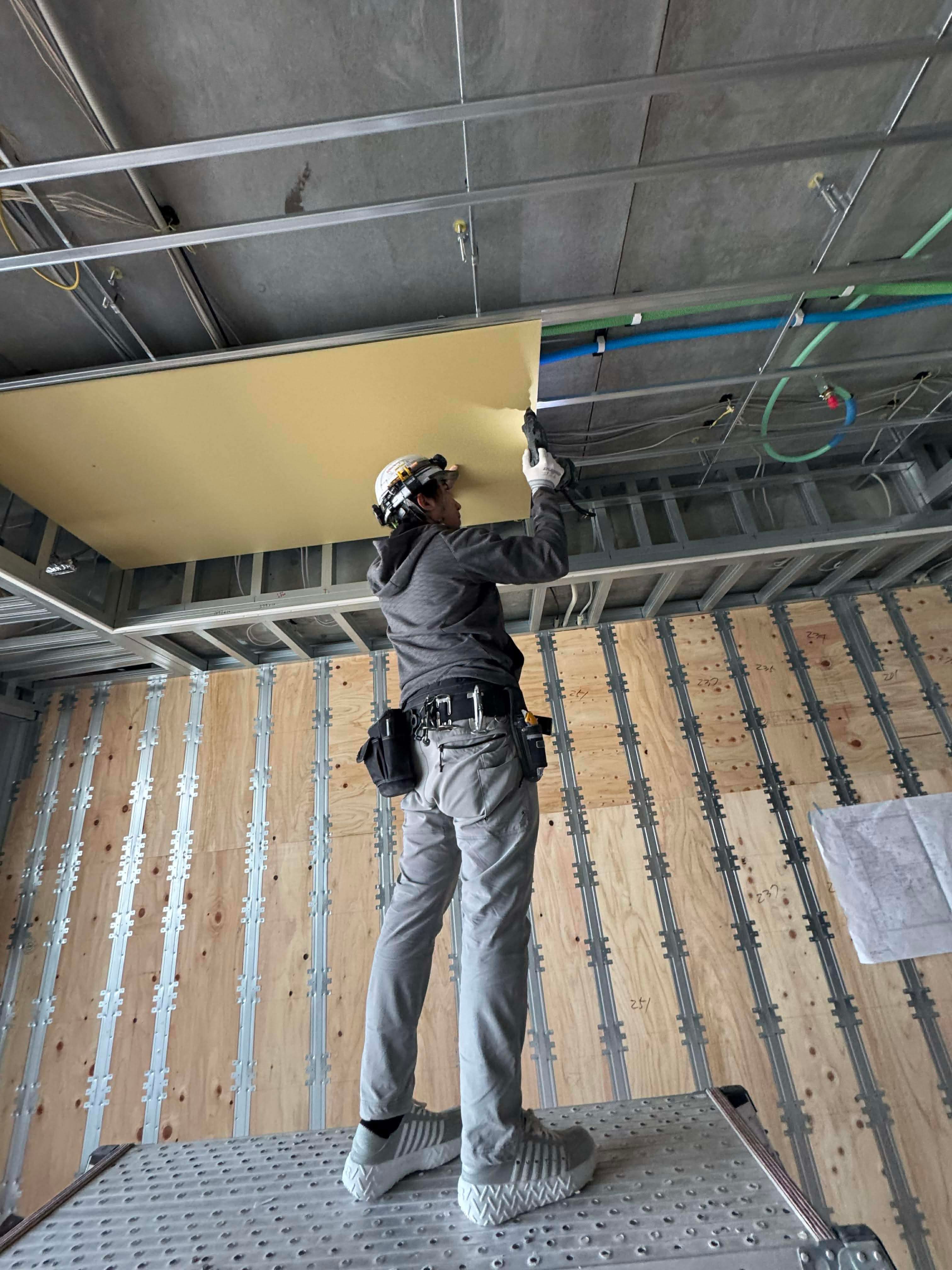 Interior ceiling installation