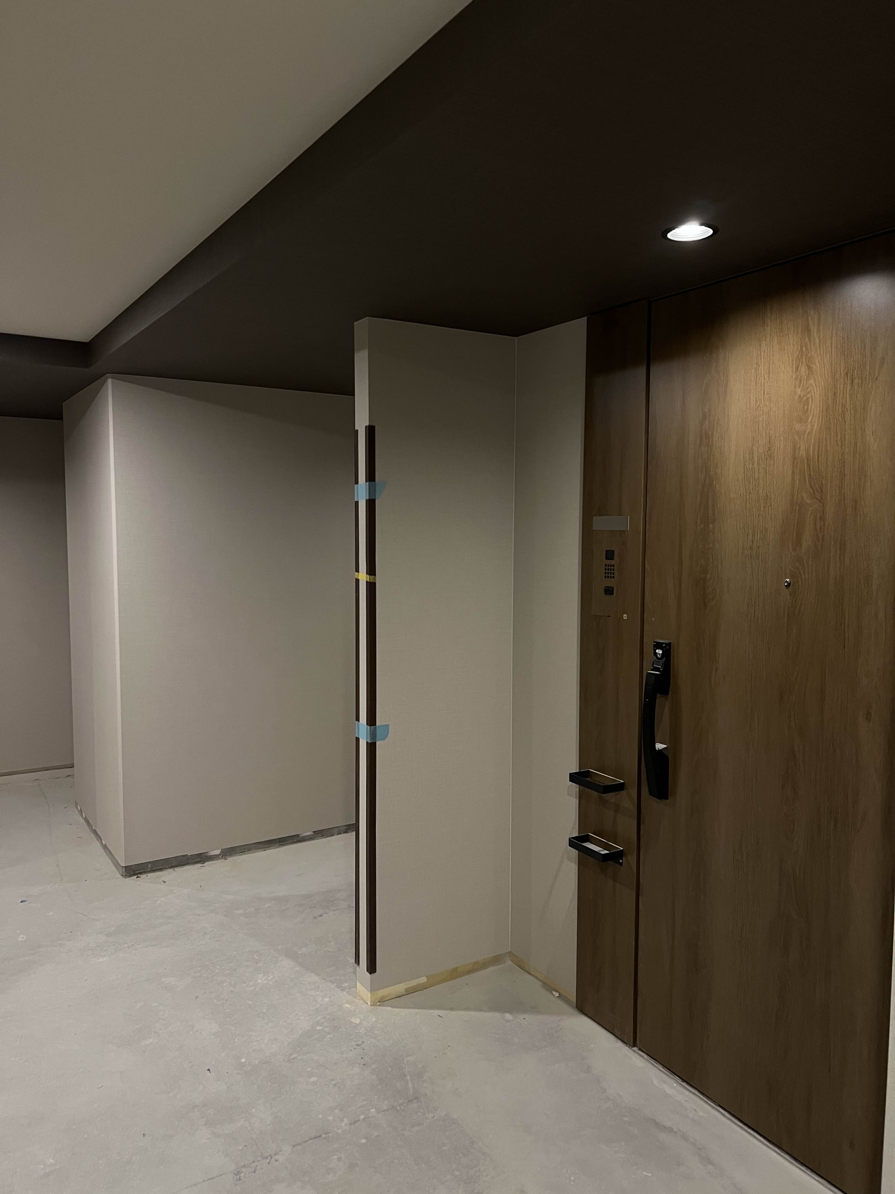 Hallway interior finish