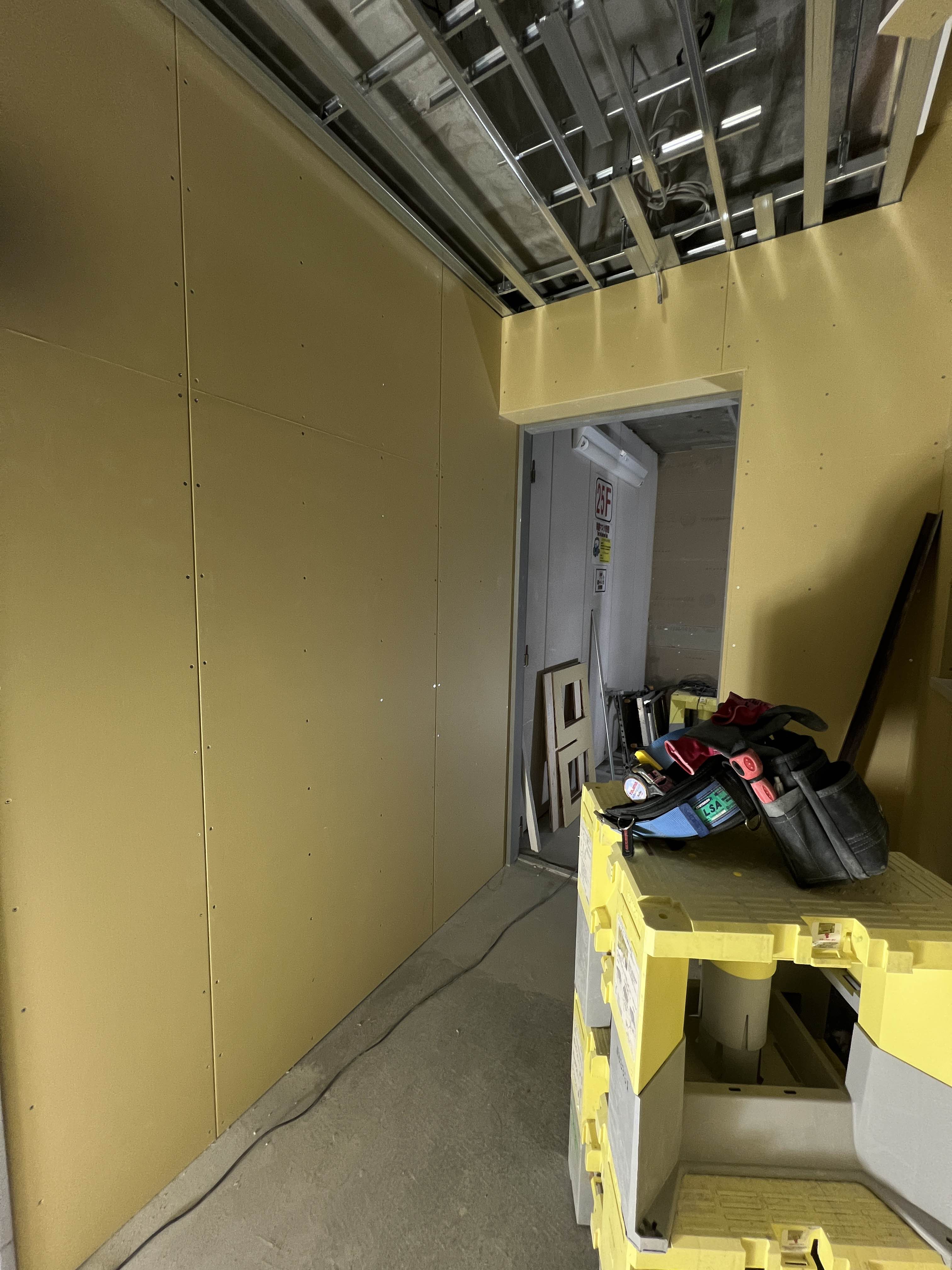 Room under construction